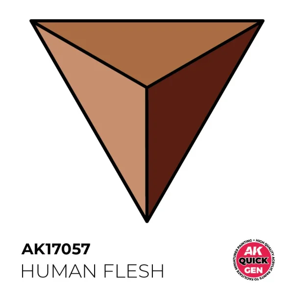 AK Interactive – HUMAN FLESH 18 ml – QUICK GEN – AK17057 - AK Interactive - Ludik Vault