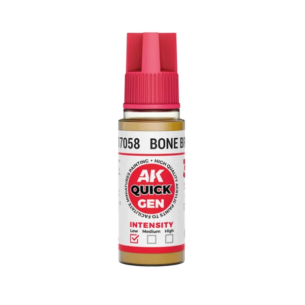 AK Interactive - BONE BROWN 18 ml - QUICK GEN - AK17058
