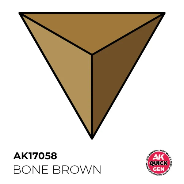 5568349728 AK Interactive – BONE BROWN 18 ml – QUICK GEN – AK17058 - AK Interactive - Ludik Vault