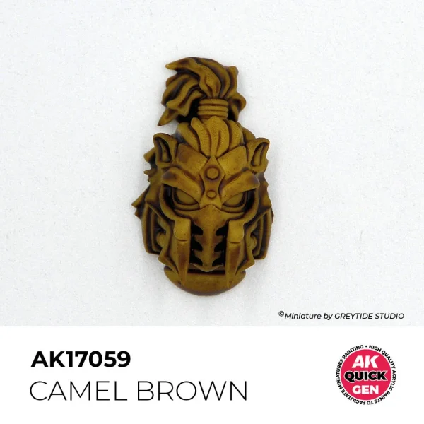 AK Interactive - CAMEL BROWN 18 ml - QUICK GEN - AK17059