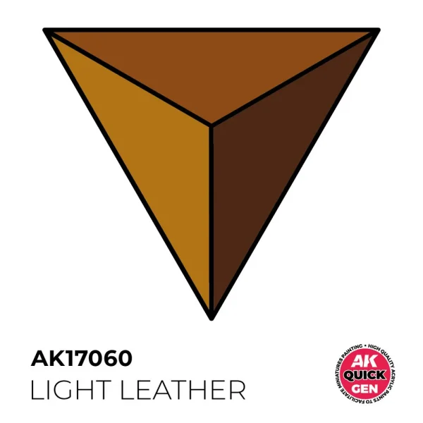 5568349742 AK Interactive – LIGHT LEATHER 18 ml – QUICK GEN – AK17060 - AK Interactive - Ludik Vault