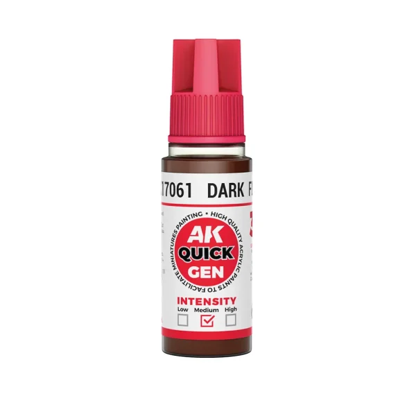 AK Interactive - DARK FLESH 18 ml - QUICK GEN - AK17061