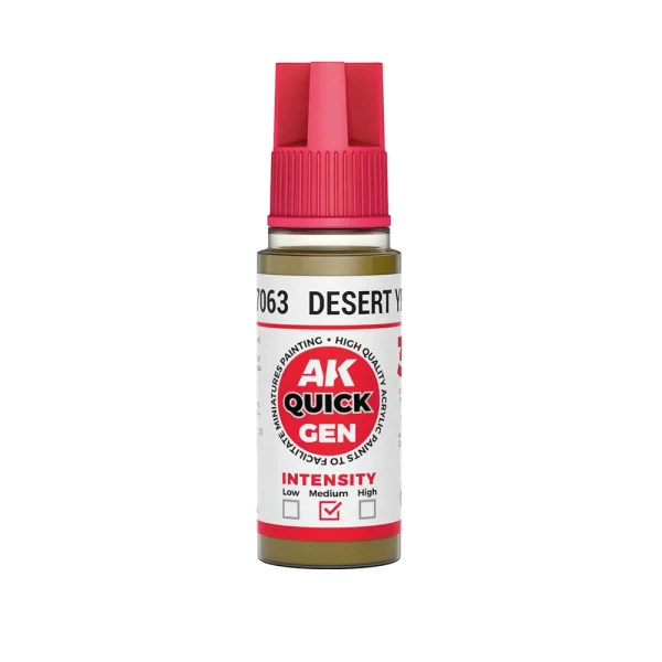 5568349773-1 AK Interactive - DESERT YELLOW 18 ml - QUICK GEN - AK17063