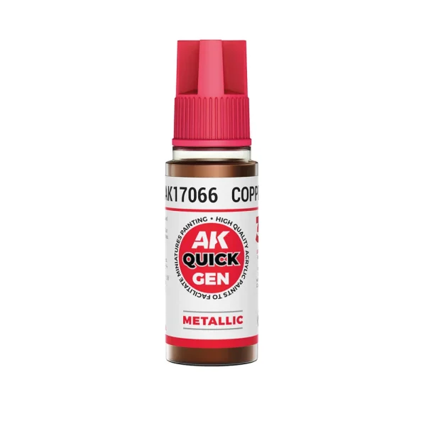 AK Interactive - COPPER 18 ml - QUICK GEN - AK17066