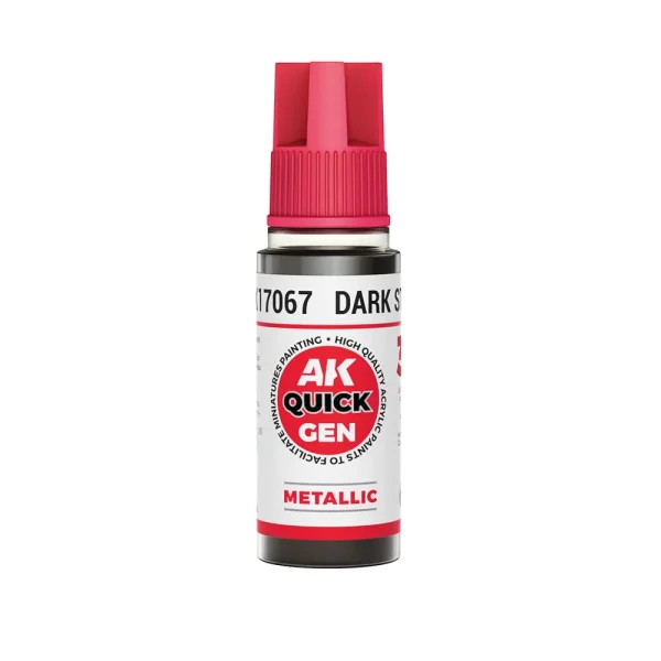 5568349810-1 AK Interactive - DARK STEAL 18 ml - QUICK GEN - AK17067