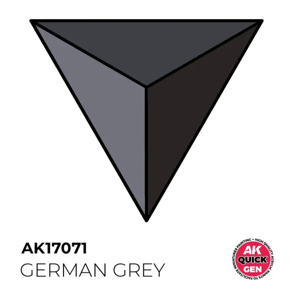 AK Interactive – GERMAN GREY 18 ml – QUICK GEN – AK17071 - AK Interactive - Ludik Vault