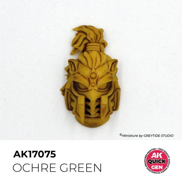 5568349896-2 AK Interactive - OCHRE GREEN 18 ml - QUICK GEN - AK17075