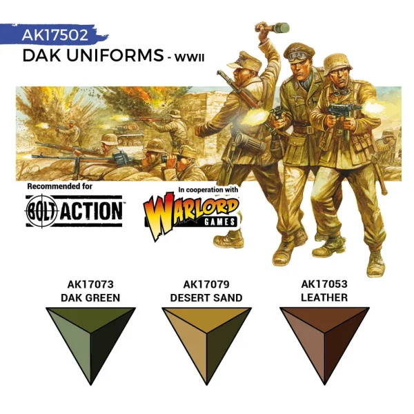 5568349995-2 AK Interactive - DAK UNIFORMS (QUICK GEN SET) - AK17502