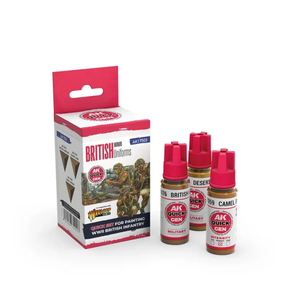 5568350007-1 AK Interactive - BRITISH UNIFORMS (QUICK GEN SET) - AK17503