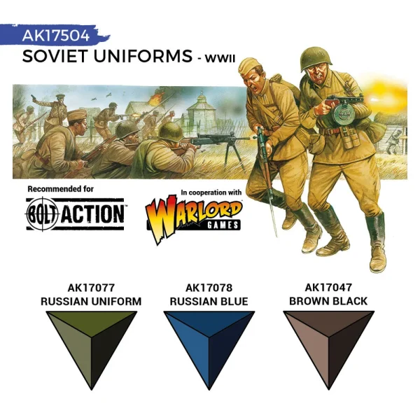 5568350014-2 AK Interactive - SOVIET UNIFORMS (QUICK GEN SET) - AK17504