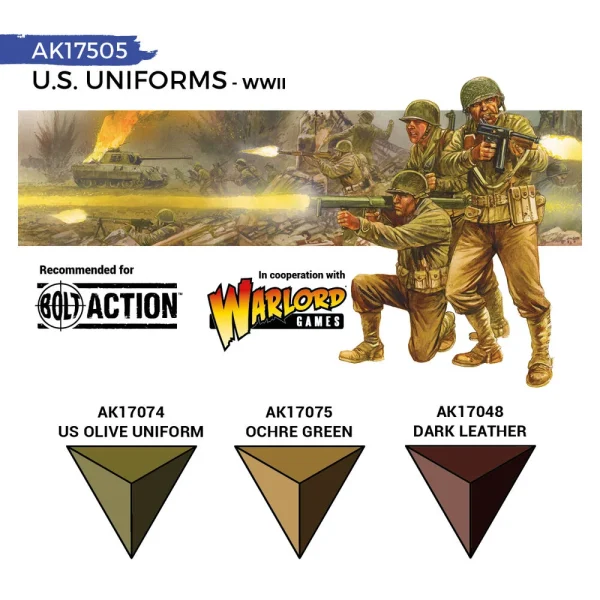 AK Interactive - US UNIFORMS (QUICK GEN SET) - AK17505