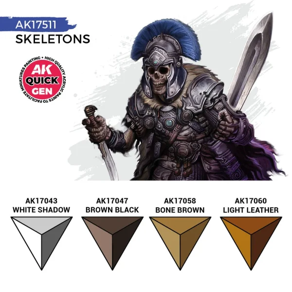 AK Interactive - SKELETONS (QUICK GEN SET) - AK17511