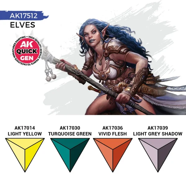 AK Interactive - ELVES (QUICK GEN SET) - AK17512
