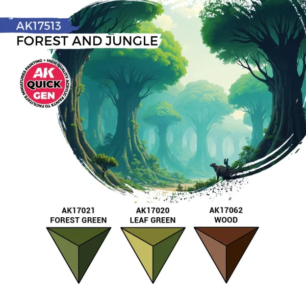 5568350236-2 AK Interactive - FOREST & JUNGLE (QUICK GEN SET) - AK17513