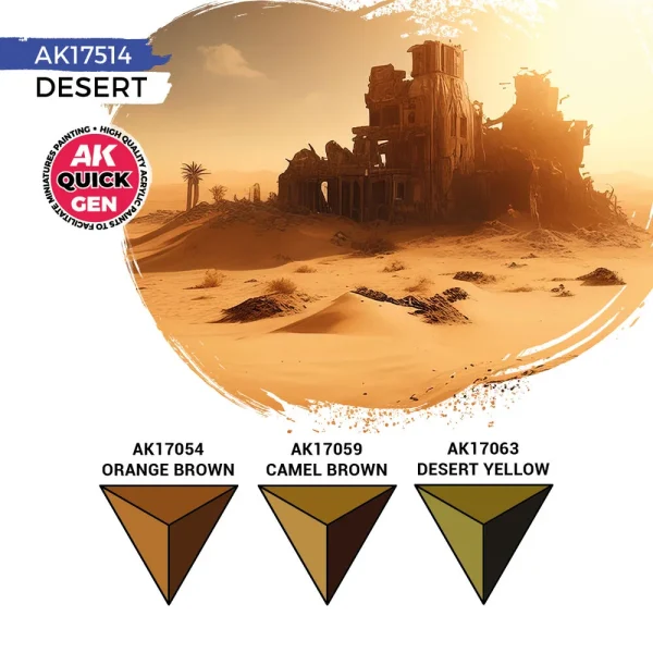 5568350243-2 AK Interactive - DESERT (QUICK GEN SET) - AK17514