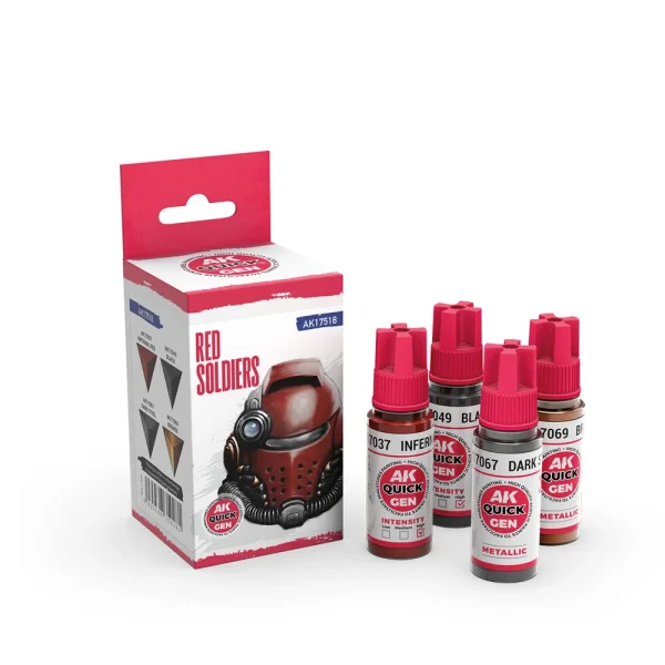 5568350281-1 AK Interactive - RED SOLDIERS (QUICK GEN SET) - AK17518
