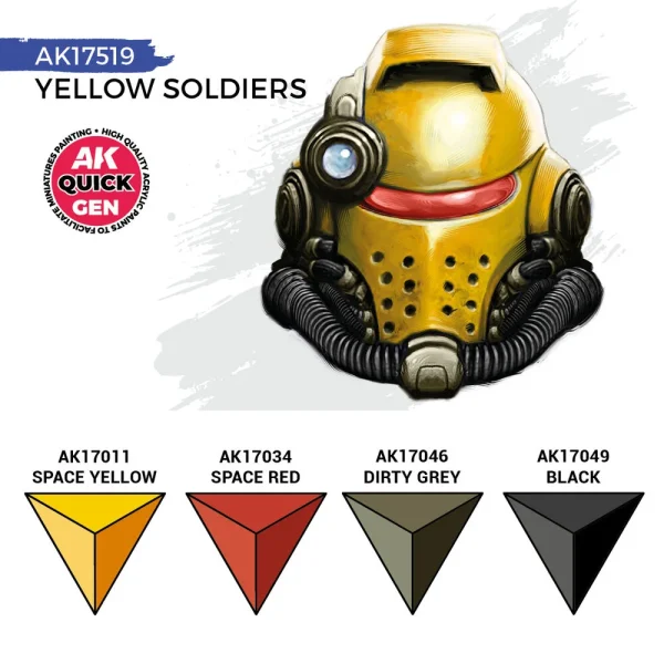AK Interactive - YELLOW SOLDIERS (QUICK GEN SET) - AK17519