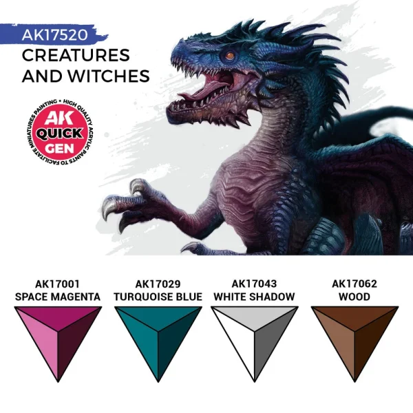 5568350304-2 AK Interactive - CREATURES AND WITCHES (QUICK GEN SET) - AK17520