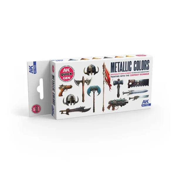 5568350328 AK Interactive – METALLICS (QUICK GEN SET) – AK17522 - AK Interactive - Ludik Vault