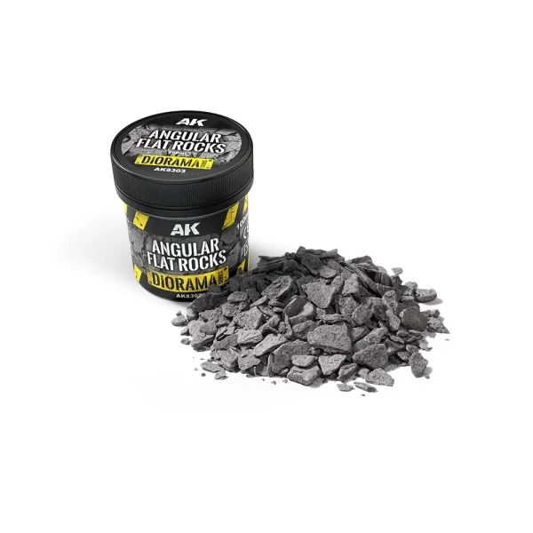 AK Interactive – ANGULAR FLAT ROCKS 100ML – AK8303 - AK Interactive - Ludik Vault