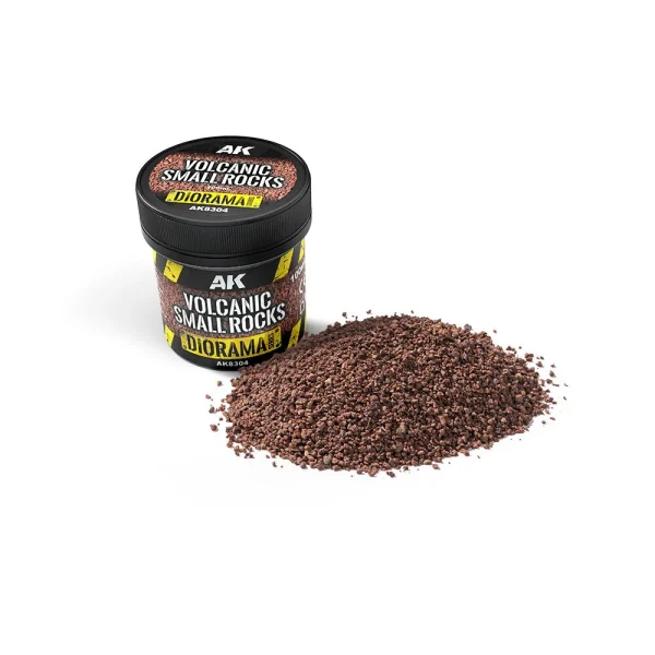 5568350540 AK Interactive – VOLCANIC SMALL ROCKS 100ML – AK8304 - AK Interactive - Ludik Vault