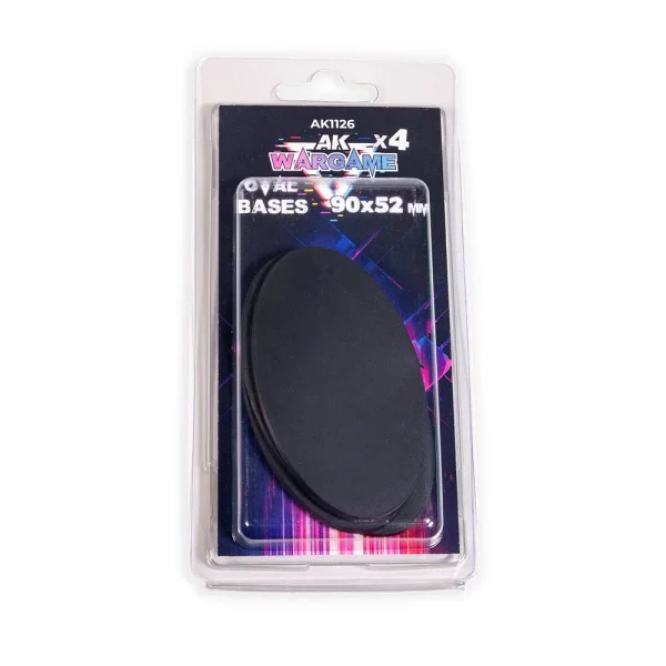 5568350939 AK Interactive – OVAL BASES 90x52mm x 4 units – AK1126 - AK Interactive - Ludik Vault