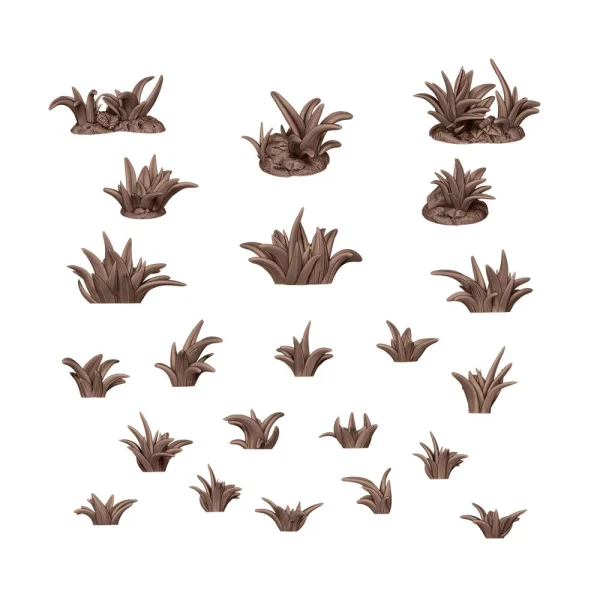5568352803-3 AK Interactive - GRASS TUFTS - BASING BITS 22 pieces - AKBIT0001