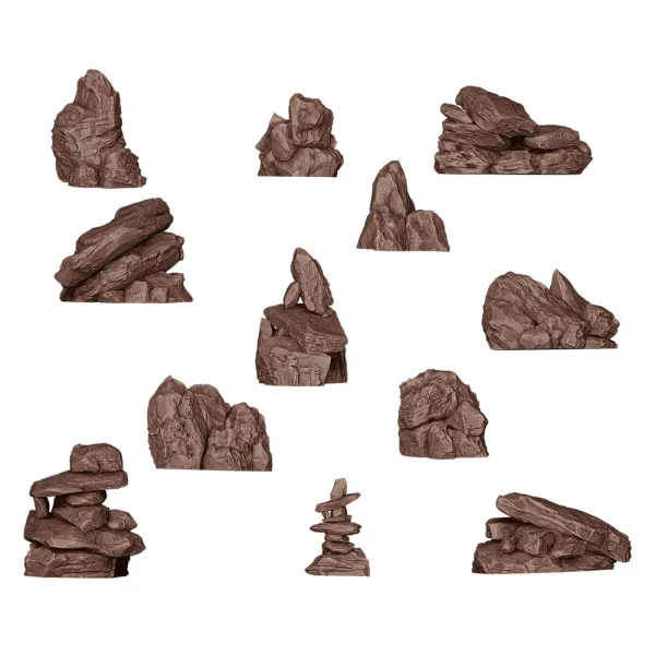5568352827-2 AK Interactive - ROCKS & TORS - BASING BITS 12 pieces - AKBIT0003