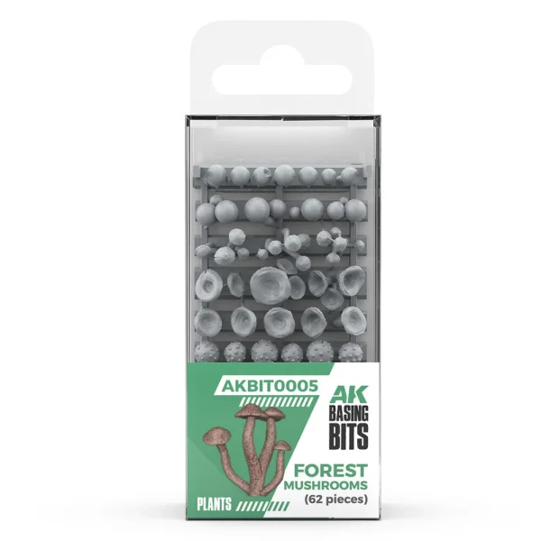 5568352841 AK Interactive – FOREST MUSHROOMS – BASING BITS 63 pieces – AKBIT0005 - AK Interactive - Ludik Vault