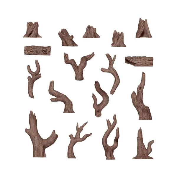 5568352858-3 AK Interactive - DEAD TREE BASING - BASING BITS 17 pieces - AKBIT0006