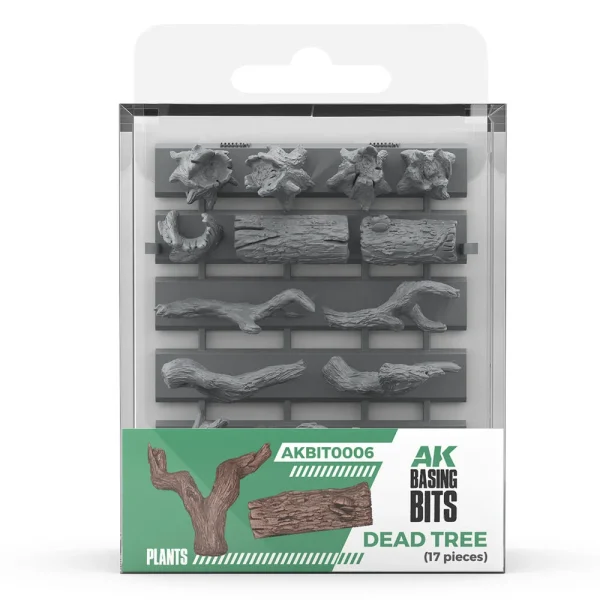 AK Interactive – DEAD TREE BASING – BASING BITS 17 pieces – AKBIT0006 - AK Interactive - Ludik Vault