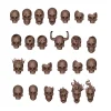 AK Interactive - SKULLS - BASING BITS 72 pieces - AKBIT0009