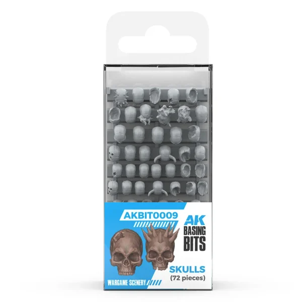 5568352889 AK Interactive – SKULLS – BASING BITS 72 pieces – AKBIT0009 - AK Interactive - Ludik Vault
