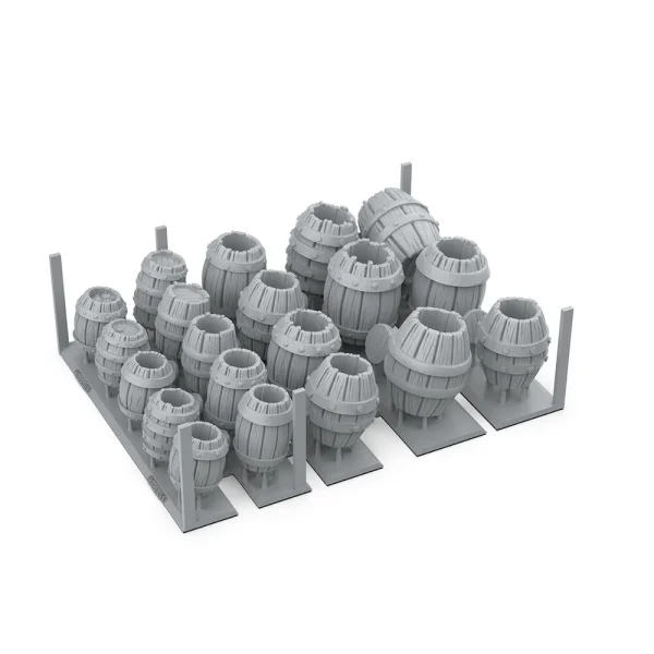 5568352902-1 AK Interactive - WOOD BARRELS - BASING BITS 32 pieces - AKBIT0011