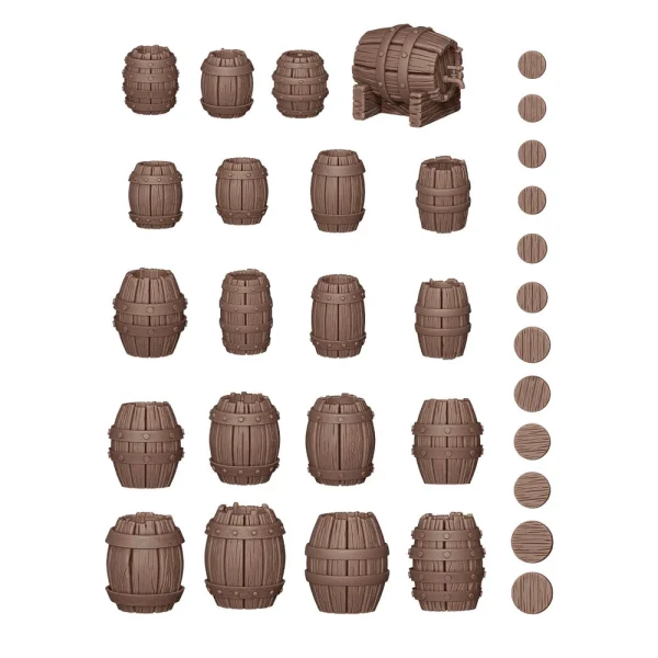 5568352902-2 AK Interactive - WOOD BARRELS - BASING BITS 32 pieces - AKBIT0011