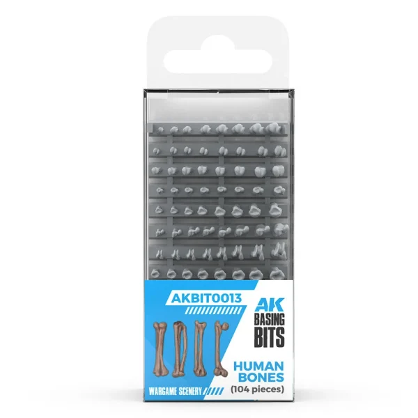 5568352957 AK Interactive – HUMAN BONES – BASING BITS 120 pieces – AKBIT0013 - AK Interactive - Ludik Vault