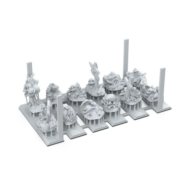 AK Interactive - BONES REMAINS - BASING BITS 12 pieces - AKBIT0014