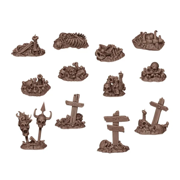 AK Interactive - BONES REMAINS - BASING BITS 12 pieces - AKBIT0014