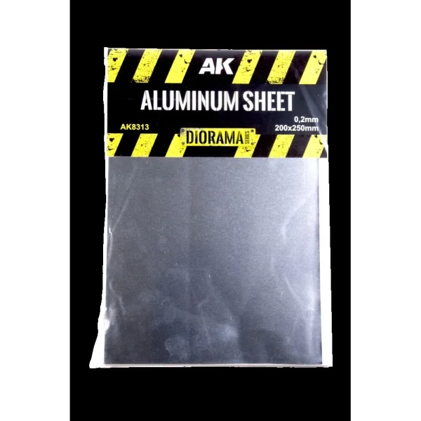 5568353046 AK Interactive – ALUMINIUM SHEET 200UM 200x250mm – AK8313 - AK Interactive - Ludik Vault
