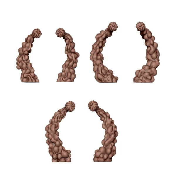 AK Interactive - JUMP-PACK TRAIL FX - BASING BITS 6 pieces - AKBIT0016