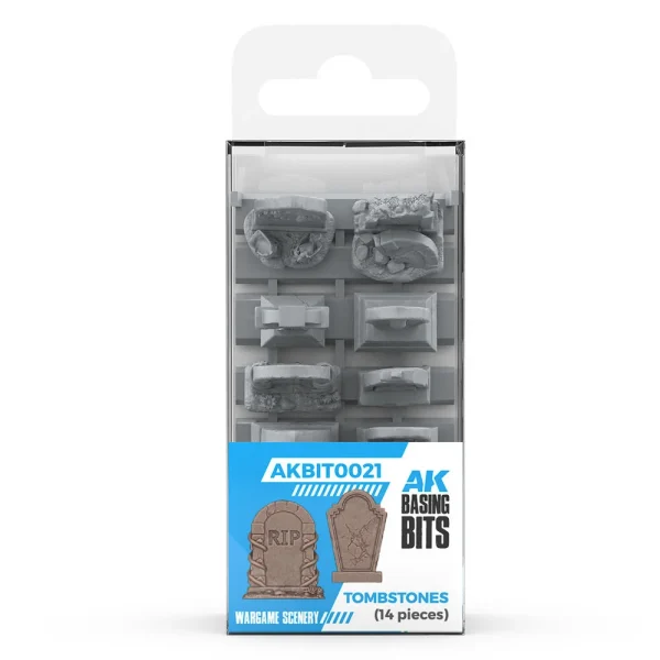 5568353268 AK Interactive – TUMBSTONES – BASING BITS 14 pieces – AKBIT0021 - AK Interactive - Ludik Vault