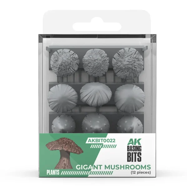 5568353275 AK Interactive – GIGANT MUSROOMS – BASING BITS 12 pieces – AKBIT0022 - AK Interactive - Ludik Vault