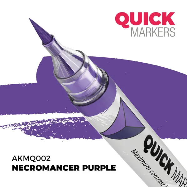 AK Interactive – NECROMANCER PURPLE – QUICK MARKER – AKMQ002 - AK Interactive - Ludik Vault