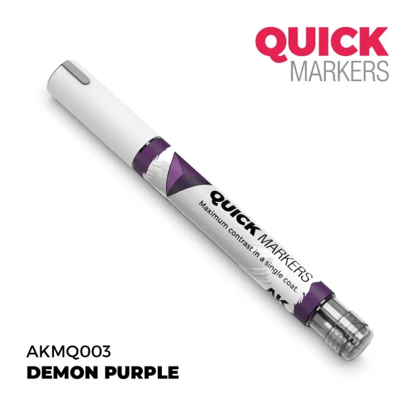 5568354005-1 AK Interactive - DEMON PURPLE - QUICK MARKER - AKMQ003