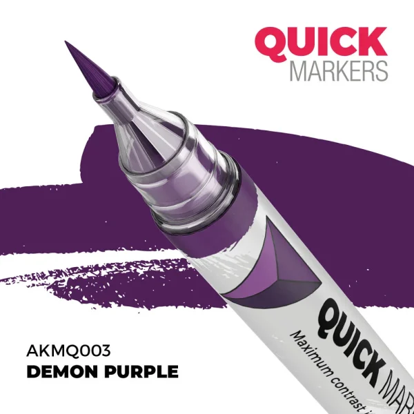 5568354005 AK Interactive – DEMON PURPLE – QUICK MARKER – AKMQ003 - AK Interactive - Ludik Vault