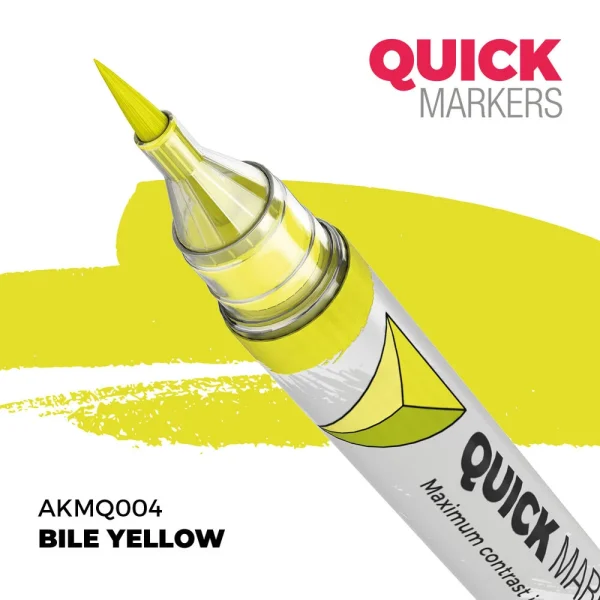 5568354012 AK Interactive – BILE YELLOW – QUICK MARKER – AKMQ004 - AK Interactive - Ludik Vault
