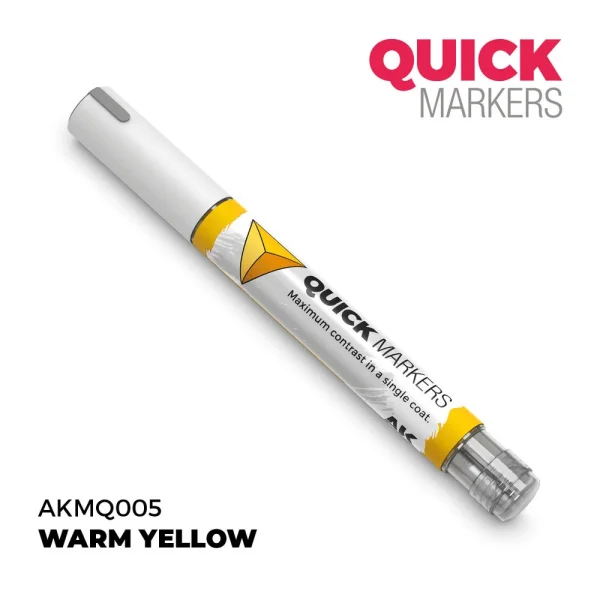 5568354029-1 AK Interactive - WARM YELLOW - QUICK MARKER - AKMQ005