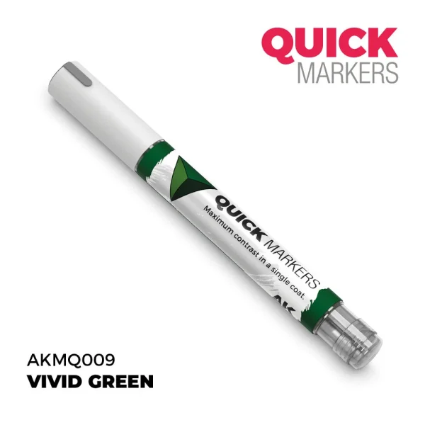 5568354067-1 AK Interactive - VIVID GREEN - QUICK MARKER - AKMQ009
