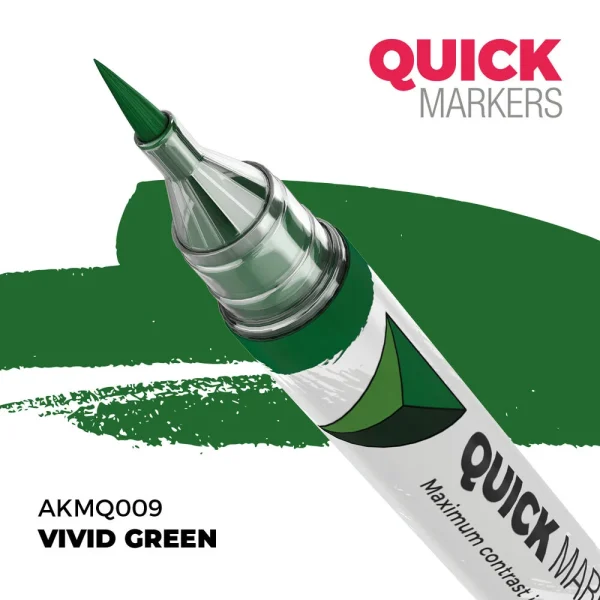 5568354067 AK Interactive – VIVID GREEN – QUICK MARKER – AKMQ009 - AK Interactive - Ludik Vault