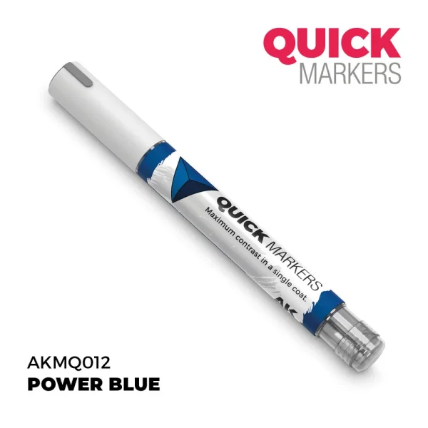 AK Interactive - POWER BLUE - QUICK MARKER - AKMQ012